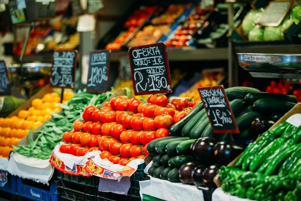 agricultural products of local farmers in the grocery market e1616580707994
